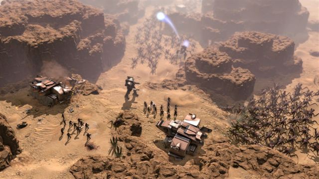 Hình ảnh gameplay Starship Troopers Terran Command v2.10.7-P2P