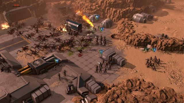 Hình ảnh gameplay Starship Troopers Terran Command v2.10.7-P2P