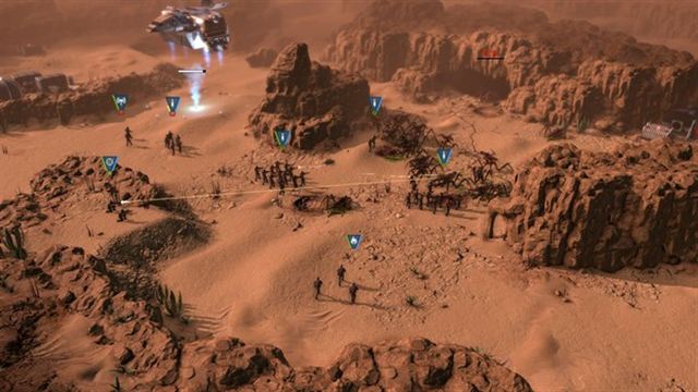 Hình ảnh gameplay Starship Troopers Terran Command v2.10.7-P2P