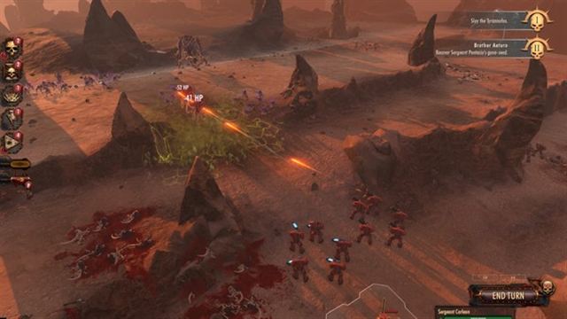 Hình ảnh gameplay Warhammer 40000 Battlesector Astra Militarum-RUNE