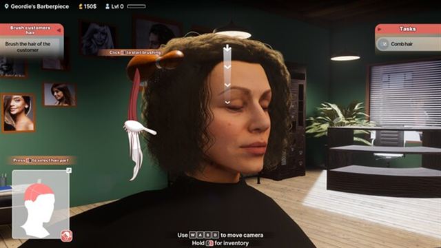 Hình ảnh gameplay Hairdresser Simulator Long Hair-TENOKE