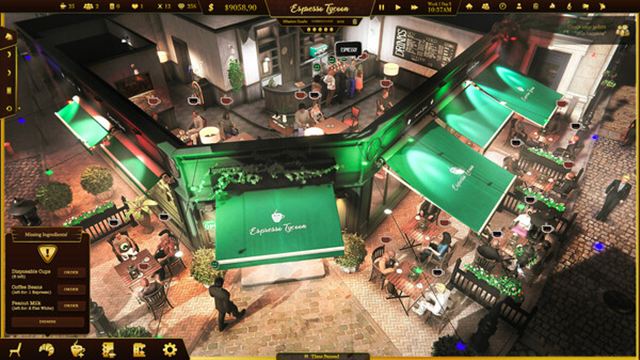 Hình ảnh gameplay Espresso Tycoon Rome-RUNE