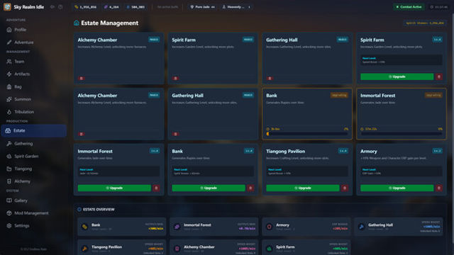 Hình ảnh gameplay Sky Realm Idle-TENOKE