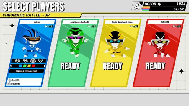 Hình ảnh gameplay QUADRICOLOR Ultra Sentai Color Ranger-TENOKE