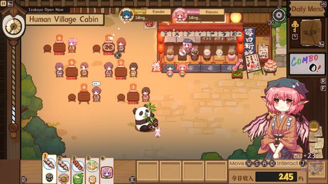 Hình ảnh gameplay Touhou Mystias Izakaya v4.2.0j-P2P