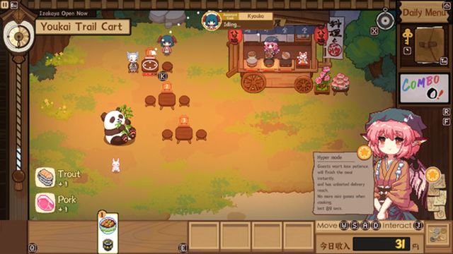 Hình ảnh gameplay Touhou Mystias Izakaya v4.2.0b-P2P