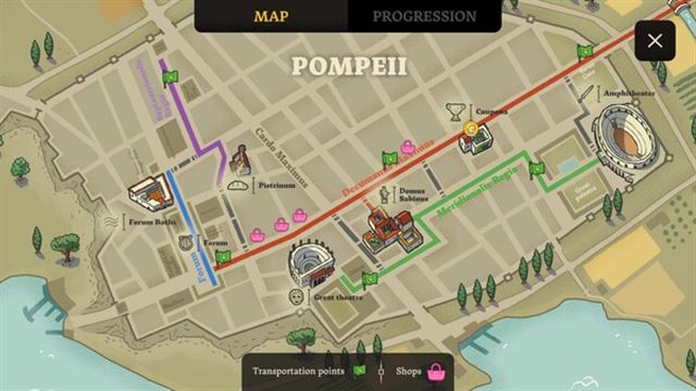 Hình ảnh gameplay Danger in Pompeii-TENOKE