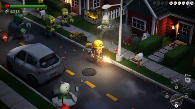 Hình ảnh gameplay Zombieville USA 3D v1.07-P2P