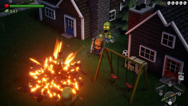 Hình ảnh gameplay Zombieville USA 3D v1.07-P2P