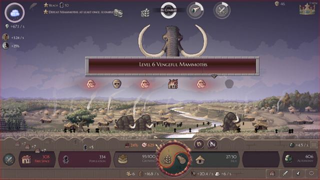 Hình ảnh gameplay Microcivilization World Map Early Access