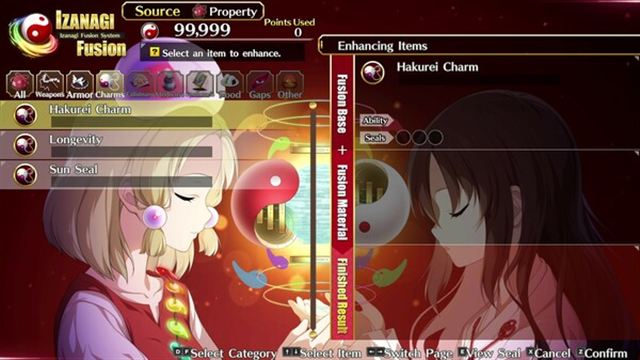 Hình ảnh gameplay Touhou Genso Wanderer FORESIGHT v1.06-P2P