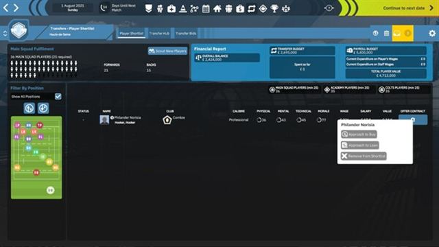 Hình ảnh gameplay Rugby Union Team Manager 4 New Editor-SKIDROW