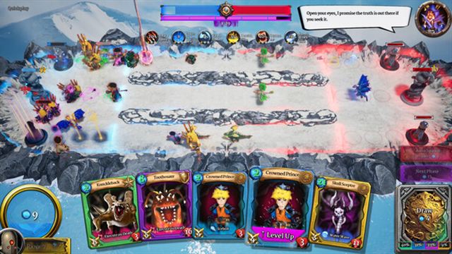 Hình ảnh gameplay Battle Waves Card Tactics-TENOKE