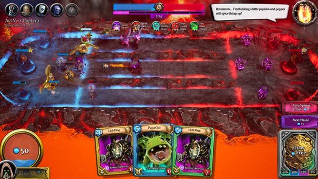 Hình ảnh gameplay Battle Waves Card Tactics-TENOKE