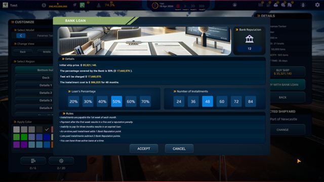 Hình ảnh gameplay SeaOrama World of Shipping v2.0-P2P