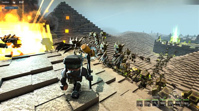 Hình ảnh gameplay Block Fortress 2-TENOKE