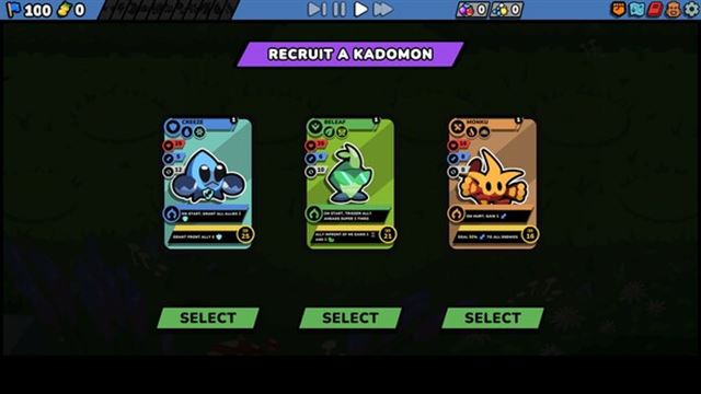 Hình ảnh gameplay Kadomon Hyper Auto Battlers v1.0.10-P2P