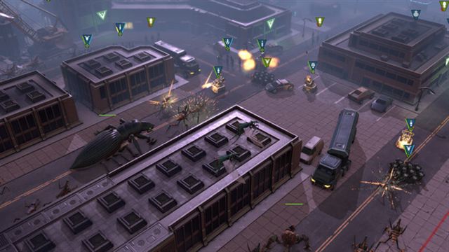 Hình ảnh gameplay Starship Troopers Terran Command Urban Onslaught-FLT