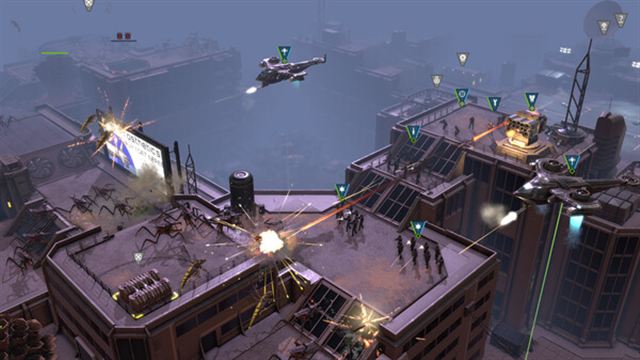 Hình ảnh gameplay Starship Troopers Terran Command Urban Onslaught-FLT
