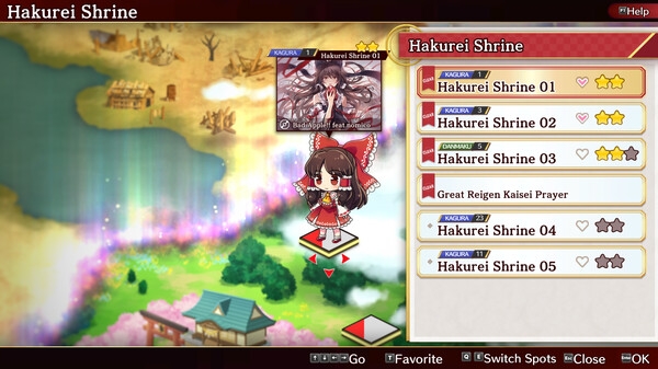 Hình ảnh gameplay Touhou Danmaku Kagura Phantasia Lost v1.8.3-P2P