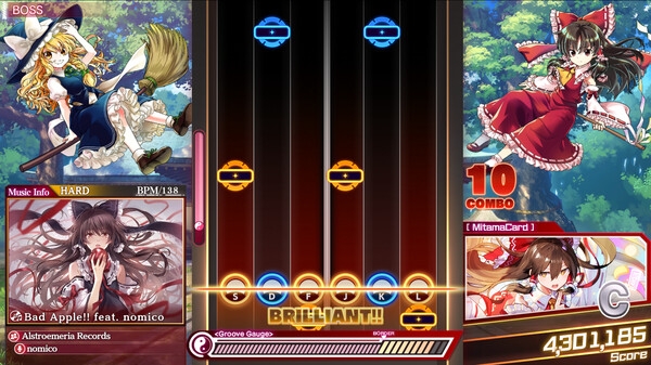 Hình ảnh gameplay Touhou Danmaku Kagura Phantasia Lost v1.8.3-P2P