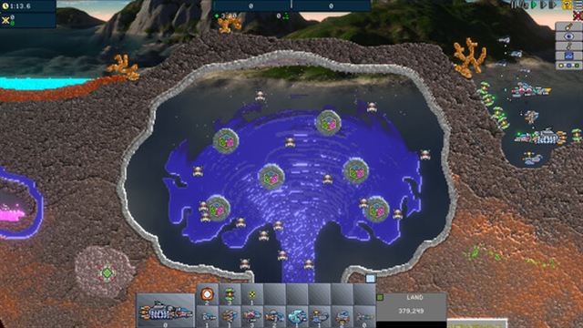 Hình ảnh gameplay Creeper World IXE-TENOKE
