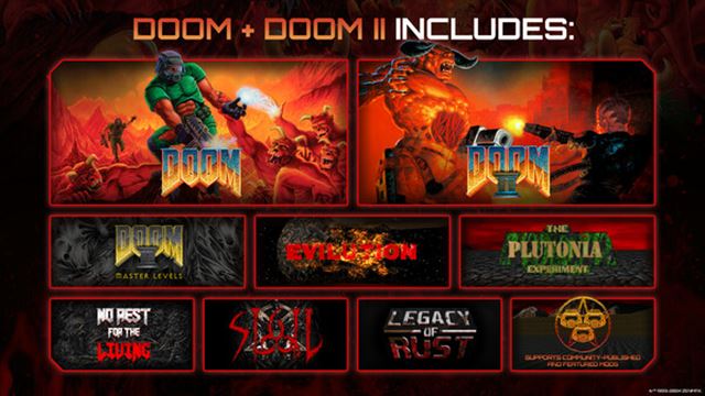 Hình ảnh gameplay DOOM plus DOOM II Enhanced Edition v20250417-P2P