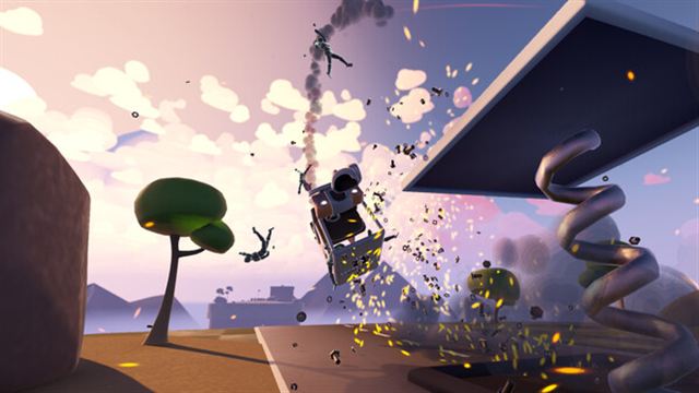 Hình ảnh gameplay Turbo Dismount 2 Early Access