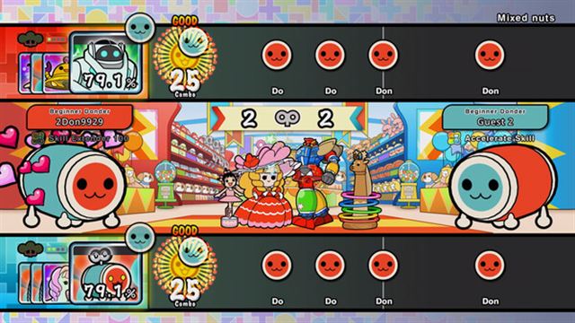 Hình ảnh gameplay Taiko no Tatsujin Rhythm Festival-TENOKE