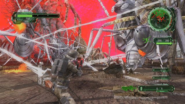 Hình ảnh gameplay EARTH DEFENSE FORCE 6-TENOKE