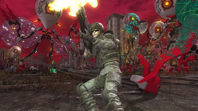 Hình ảnh gameplay EARTH DEFENSE FORCE 6-TENOKE