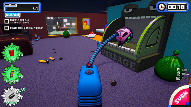 Hình ảnh gameplay ACUVAC A Suck and Blow Adventure-TENOKE