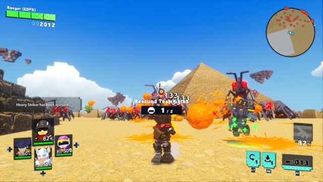 Hình ảnh gameplay EARTH DEFENSE FORCE WORLD BROTHERS 2-RUNE