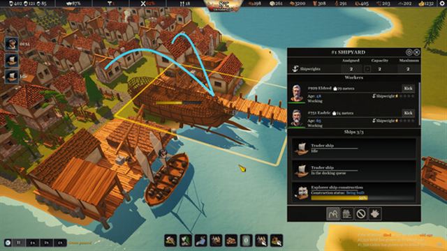 Hình ảnh gameplay Settlements Rising Disasters Early Access