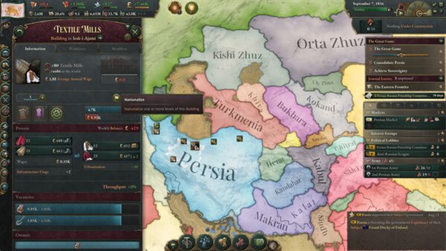Hình ảnh gameplay Victoria 3 Sphere of Influence-RUNE