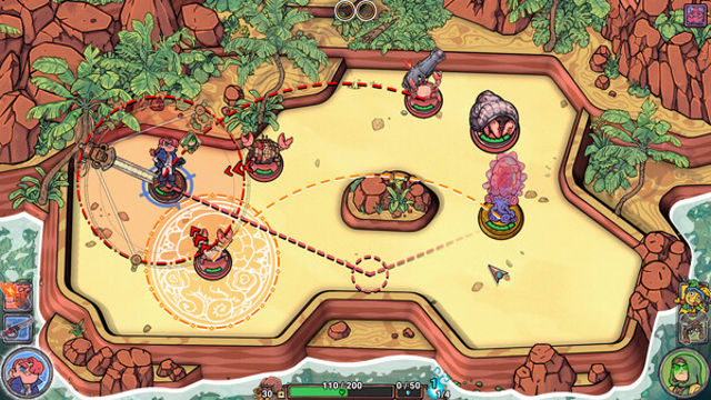 Hình ảnh gameplay Flick Shot Rogues-GoldBerg