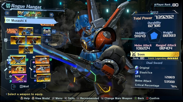 Hình ảnh gameplay MEGATON MUSASHI W WIRED v3.1.3-P2P