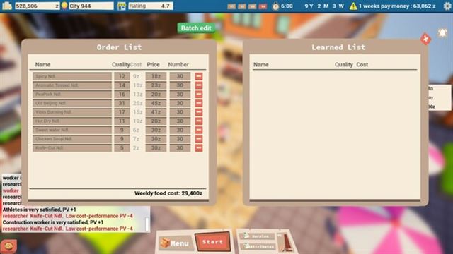 Hình ảnh gameplay City Noodle Shop Simulator-TENOKE