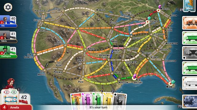 Hình ảnh gameplay Ticket to Ride v1.5.1-P2P