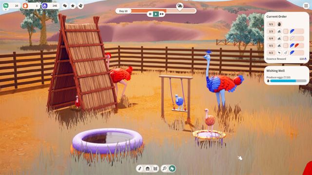 Hình ảnh gameplay Ostrich Farm-TENOKE