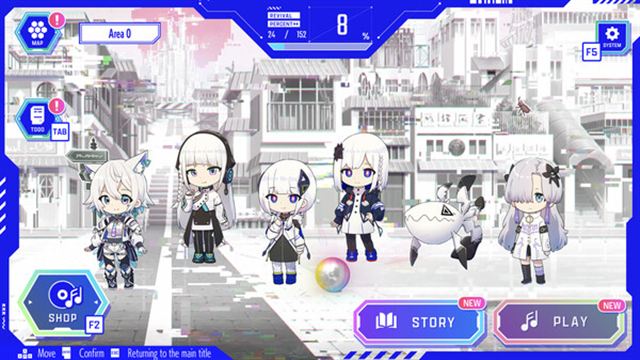 Hình ảnh gameplay KAMITSUBAKI CITY ENSEMBLE v1.9.0-P2P