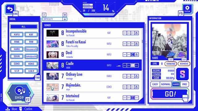 Hình ảnh gameplay KAMITSUBAKI CITY ENSEMBLE v1.9.0-P2P