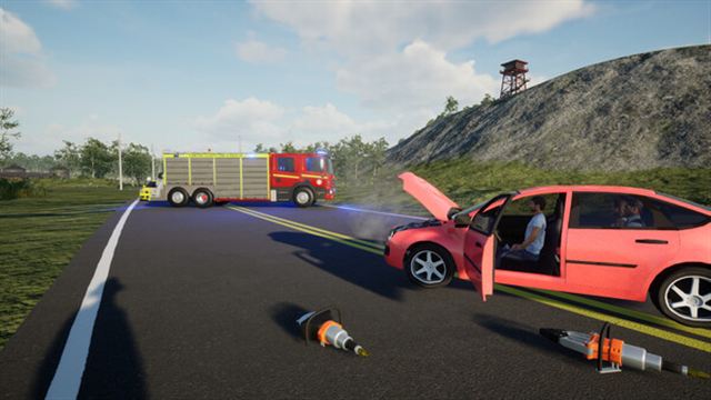 Hình ảnh gameplay Into The Flames Rescue Truck Pack 1-SKIDROW