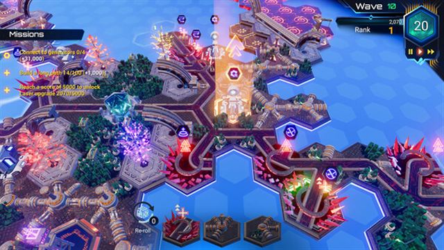 Hình ảnh gameplay HexaScape Cyber Defense-TENOKE