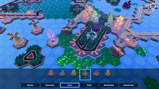 Hình ảnh gameplay HexaScape Cyber Defense-TENOKE