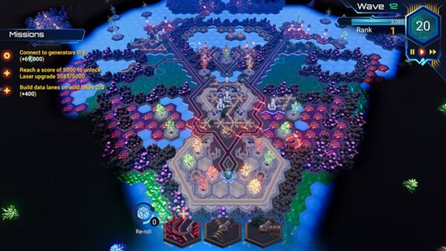 Hình ảnh gameplay HexaScape Cyber Defense-TENOKE