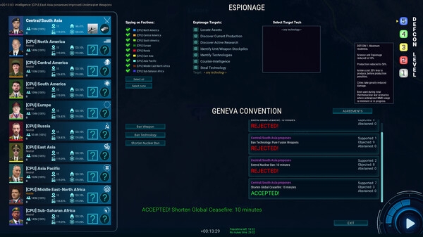 Hình ảnh gameplay ICBM Escalation v1.0.5a-P2P