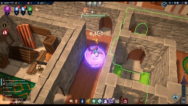 Hình ảnh gameplay Wizdom Academy Early Access