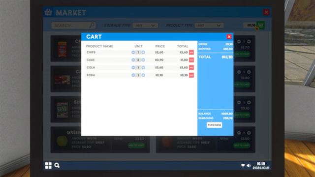 Hình ảnh gameplay Supermarket Simulator v1.0.1-P2P