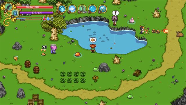 Hình ảnh gameplay Secrets of Grindea v1.10k-P2P